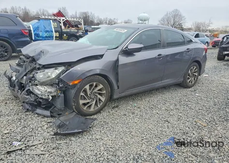 2018 Honda Civic Ex z USA, uszkodzony, nr VIN 2HGFC2F72JH609154